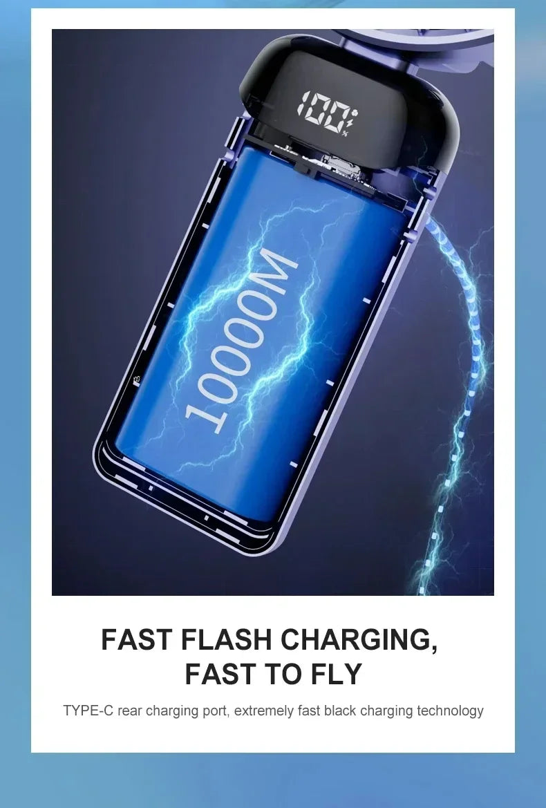 Mini Ventilateur Rechargeable LED